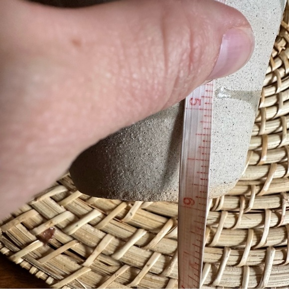 Handmade In Mexico Neutral Glazed Ceramic Vase - Picture 10 of 10